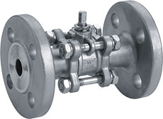 3PC Flanged Ball Valve