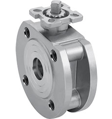 Wafer Type Flanged Ball Valve (High Mounting Pad)